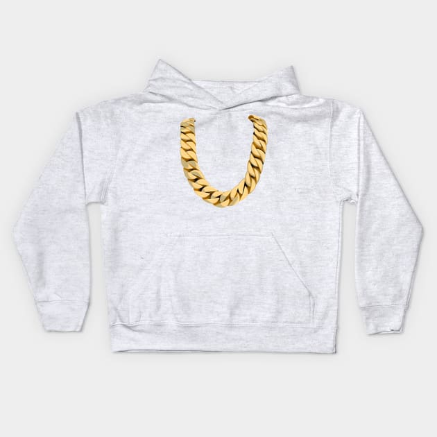 Gold Chain Kids Hoodie by tylerockss